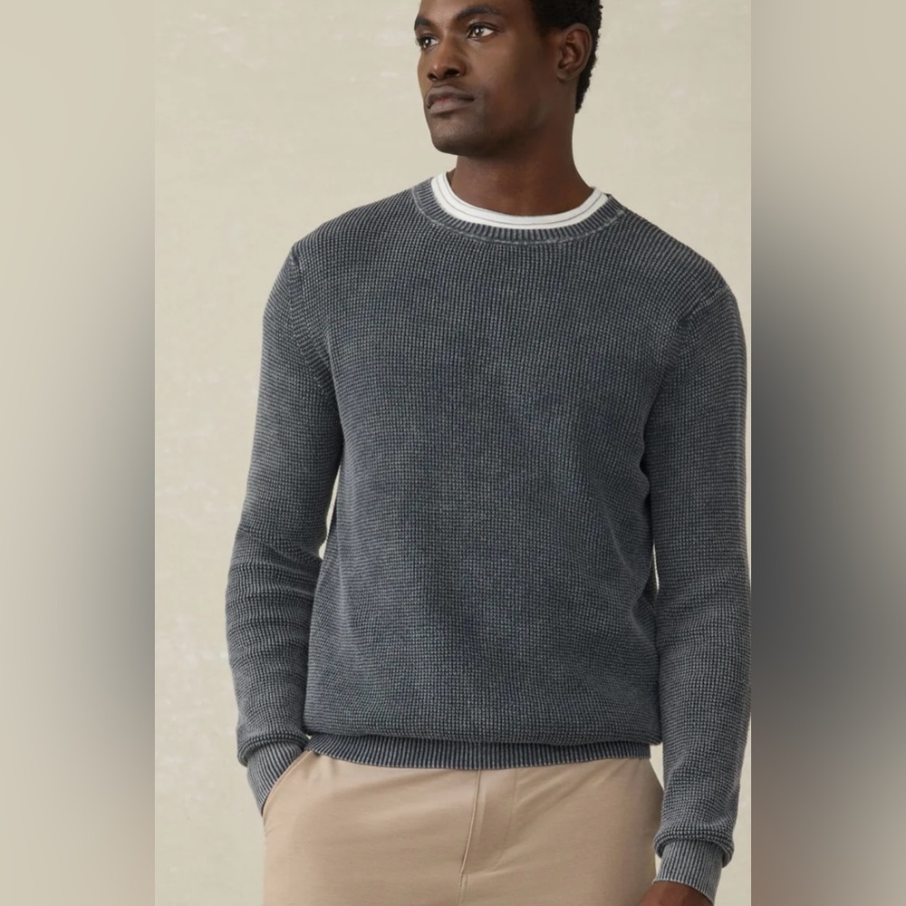 Sunwashed Crewneck Sweater - Faded Black - Picture 3 of 8